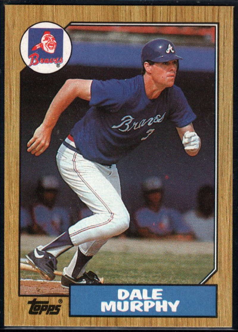 Amazon.com: 1987 Topps Baseball #490 Dale Murphy Atlanta Braves